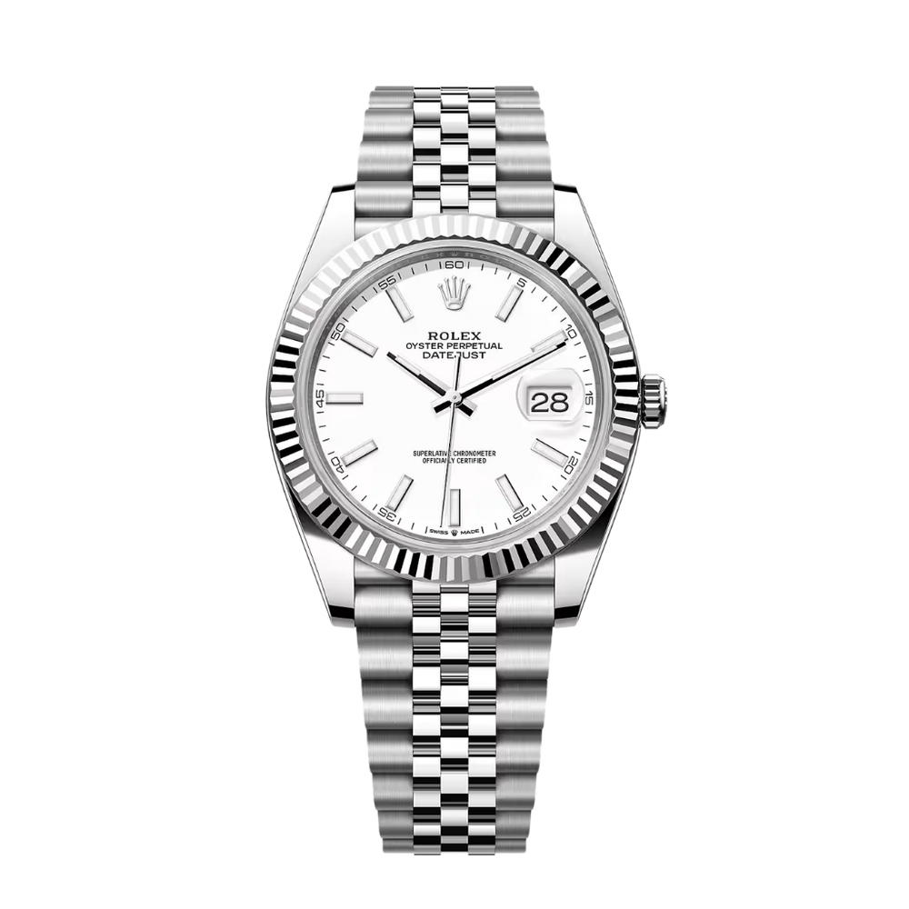 Date-Just "White" (SUIZO)