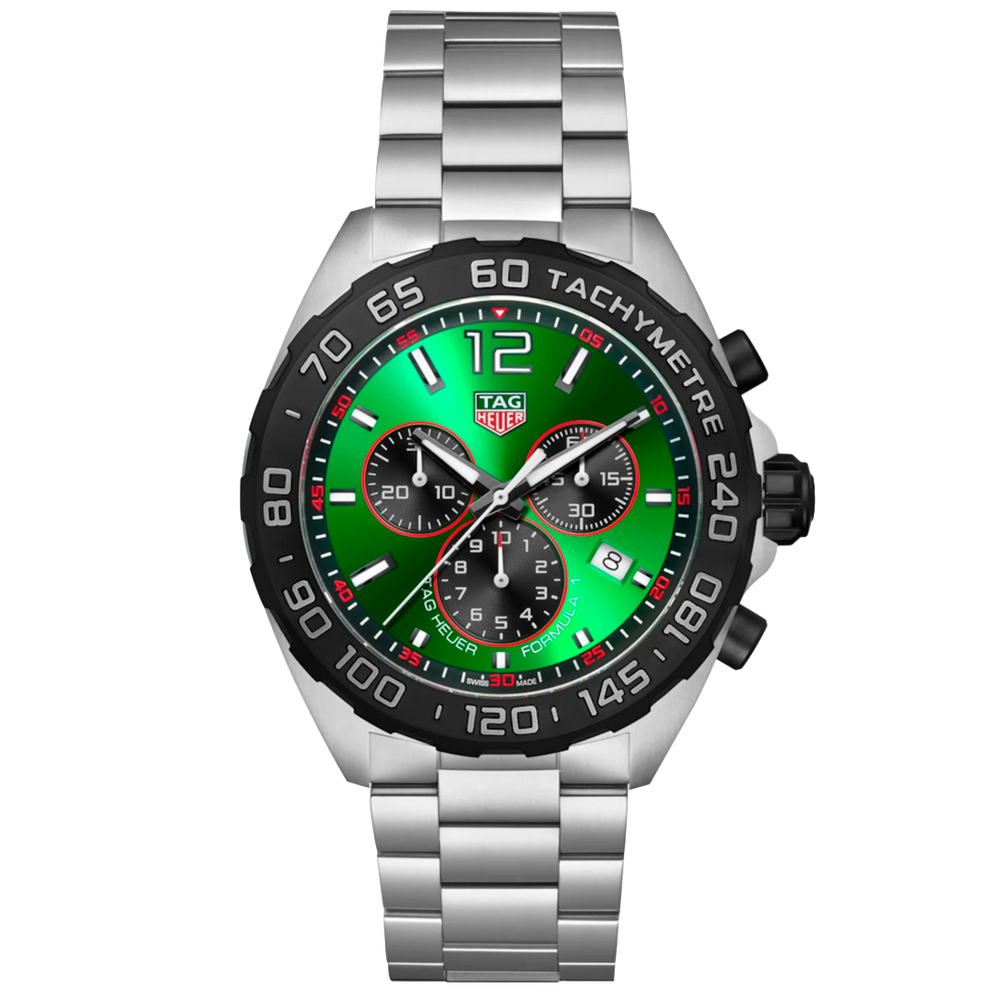 Formula 1 Quartz Chronograph Green (MIYOTA) SHW-110 TAG