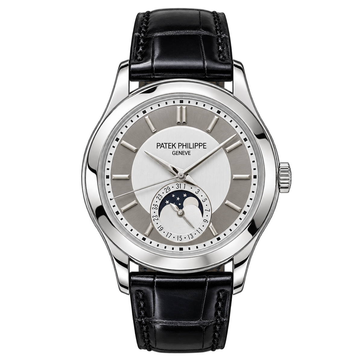 Calender Perpetual "Black and White" (MIYOTA)