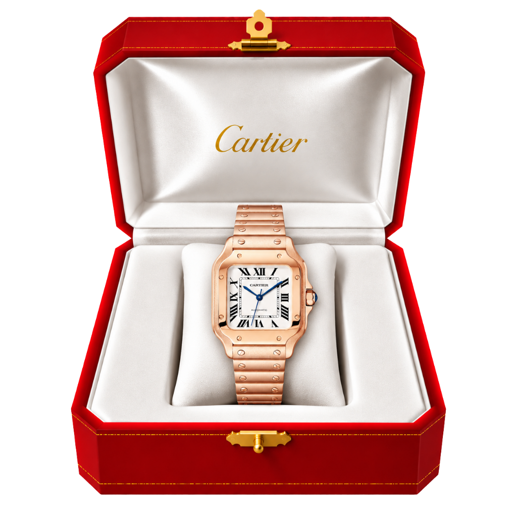 Santos Rose Gold  Dial 36mm (MIYOTA)