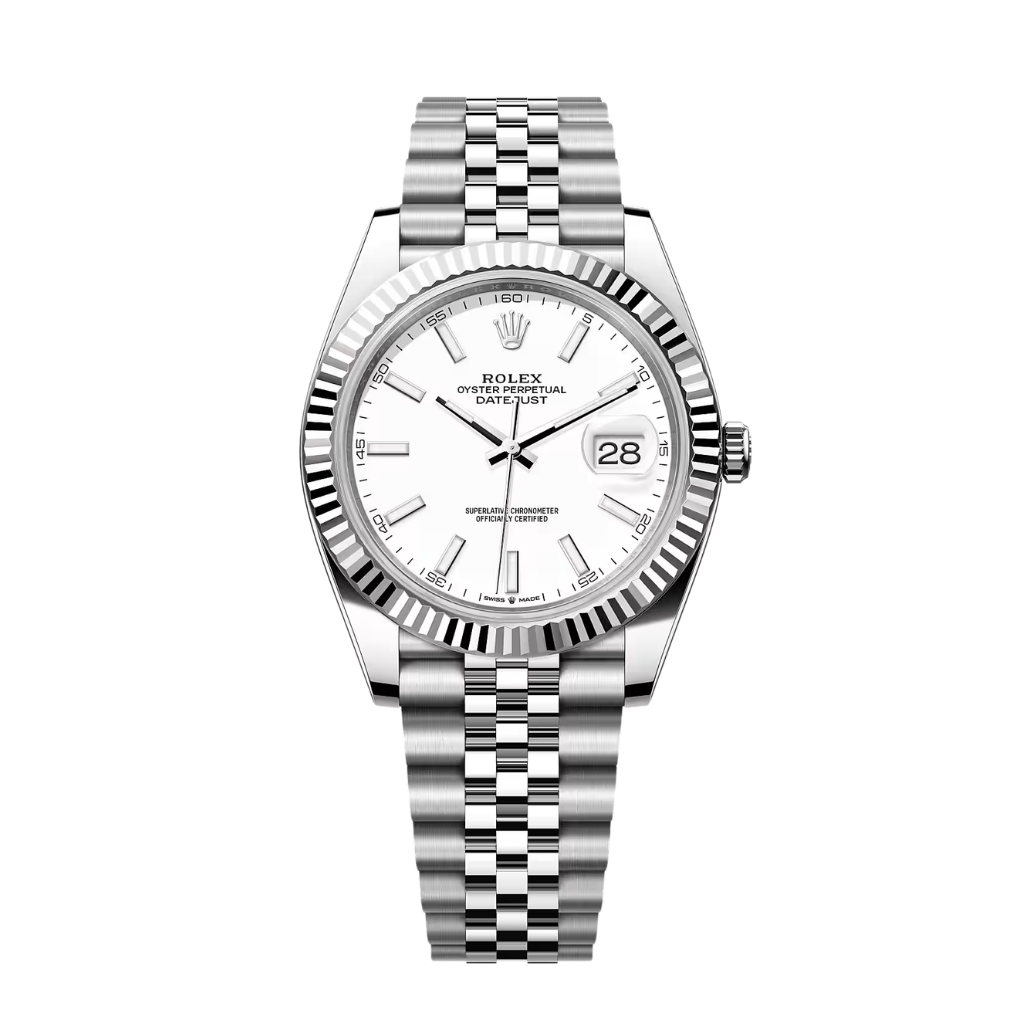 Date-Just "White" (SUIZO)
