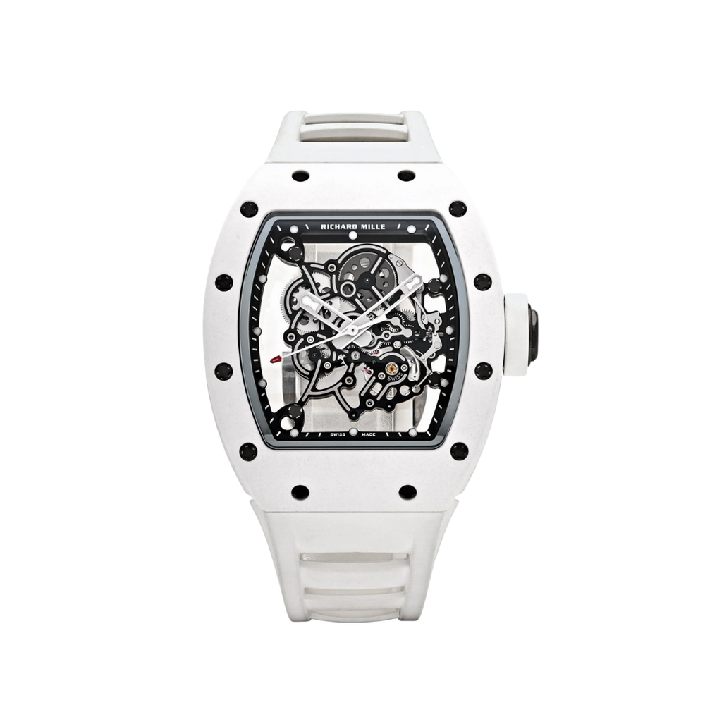 BUBBA WATSON RM055 WHITE CERAMIC (SUIZO)