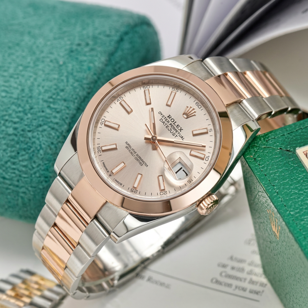 Datejust Two Tones Rosegold (SUIZO) RLX-89
