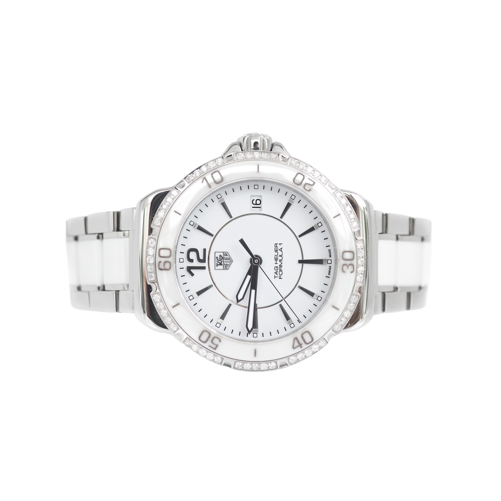 Formula 1 x "Lady White Dial" (MIYOTA) TAG-12