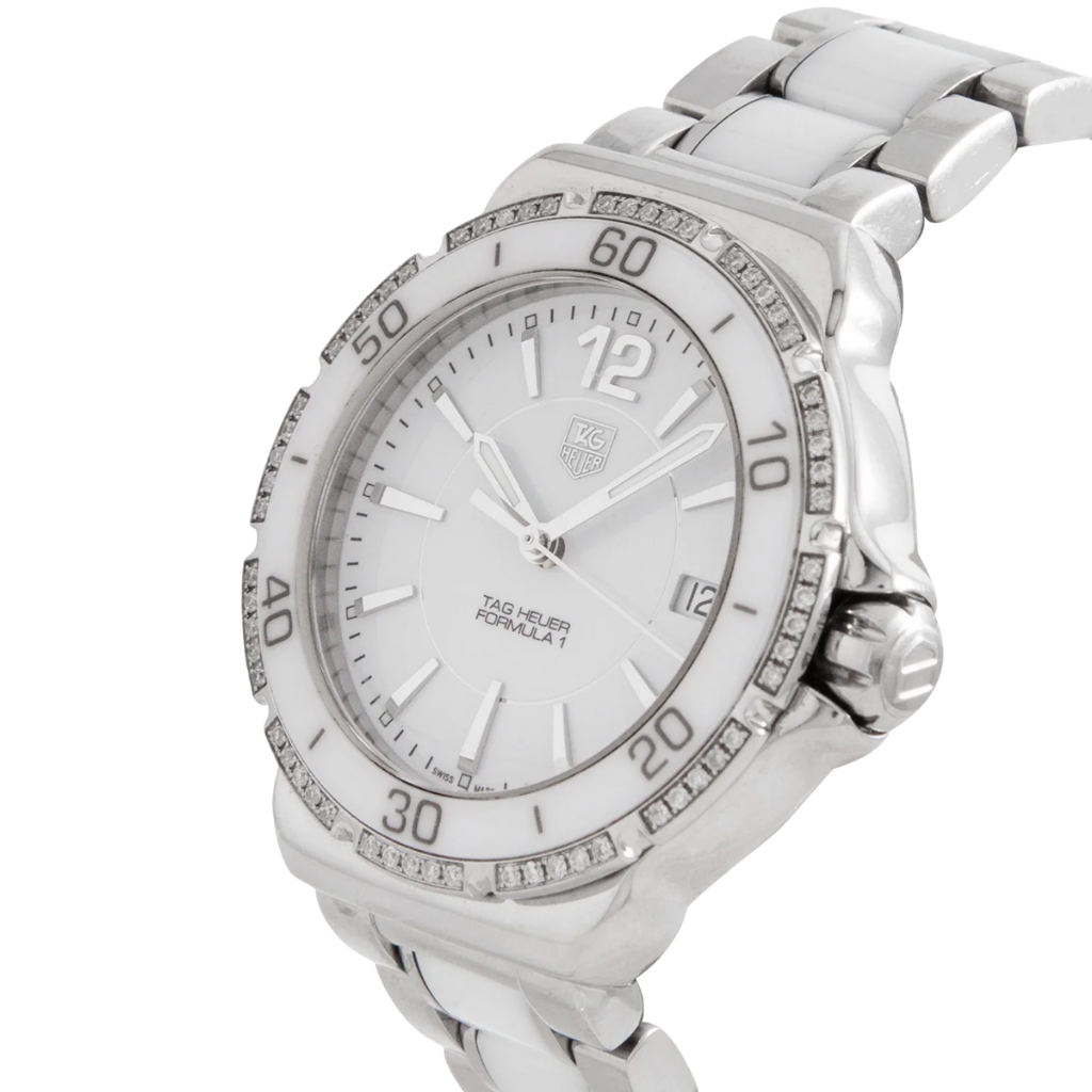Formula 1 x "Lady White Dial" (MIYOTA) TAG-12