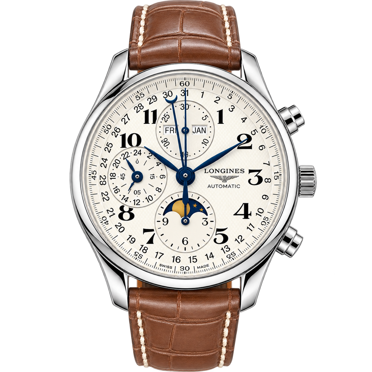 Master Collection Chronograph Moonphase "White" (SUIZO)