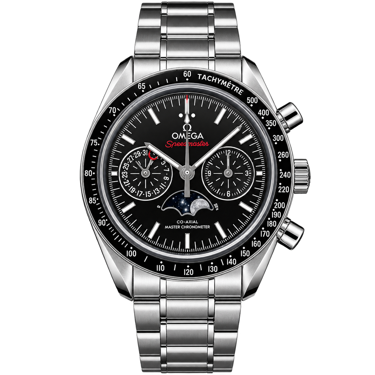Speedmaster "Moonphase Black" (MIYOTA)