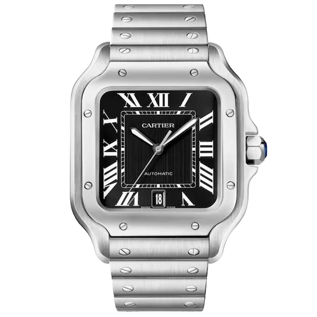Santos 36mm "Black" (MIYOTA)