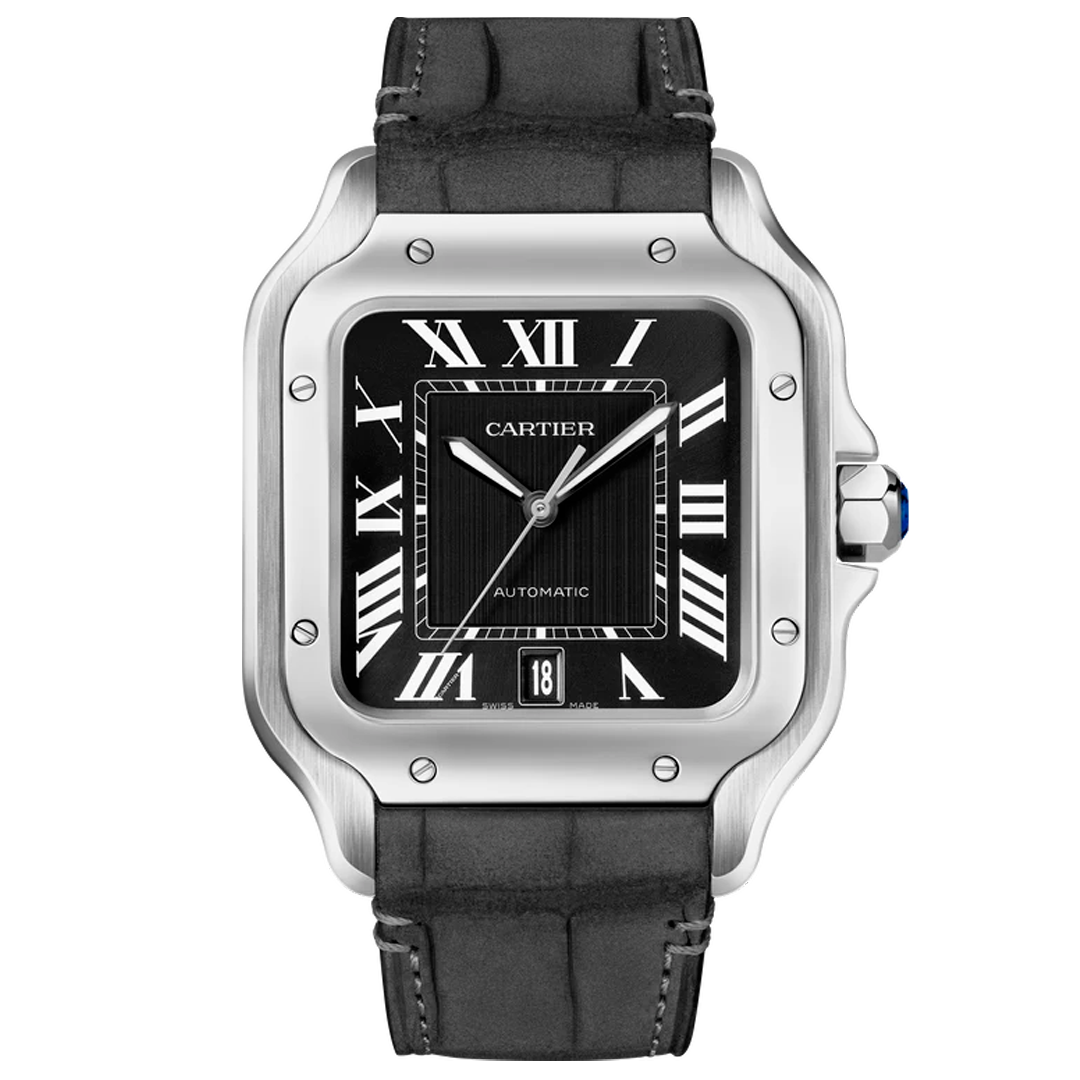 Santos 36mm "Black" (MIYOTA)