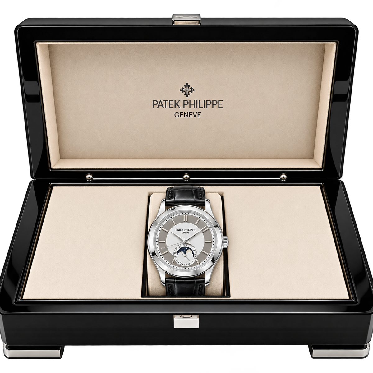 Calender Perpetual "Black and White" (MIYOTA)