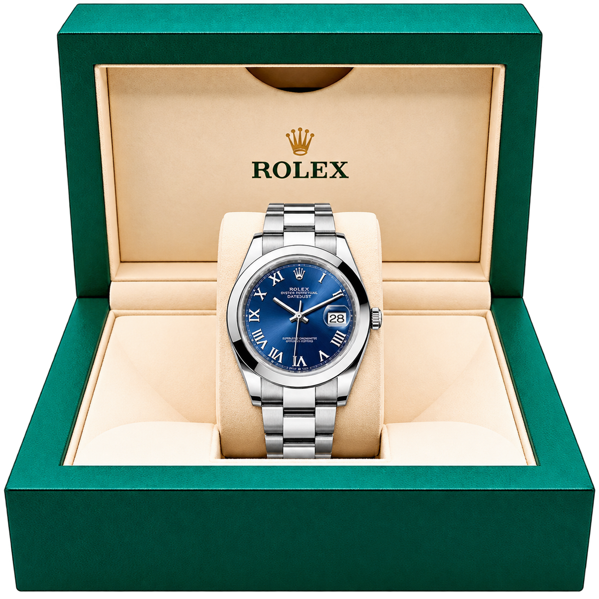 Date-Just "Blue Romano" (SUIZO)