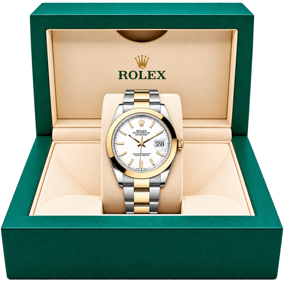 Datejust 41mm "Two Tone White" (SUIZO)