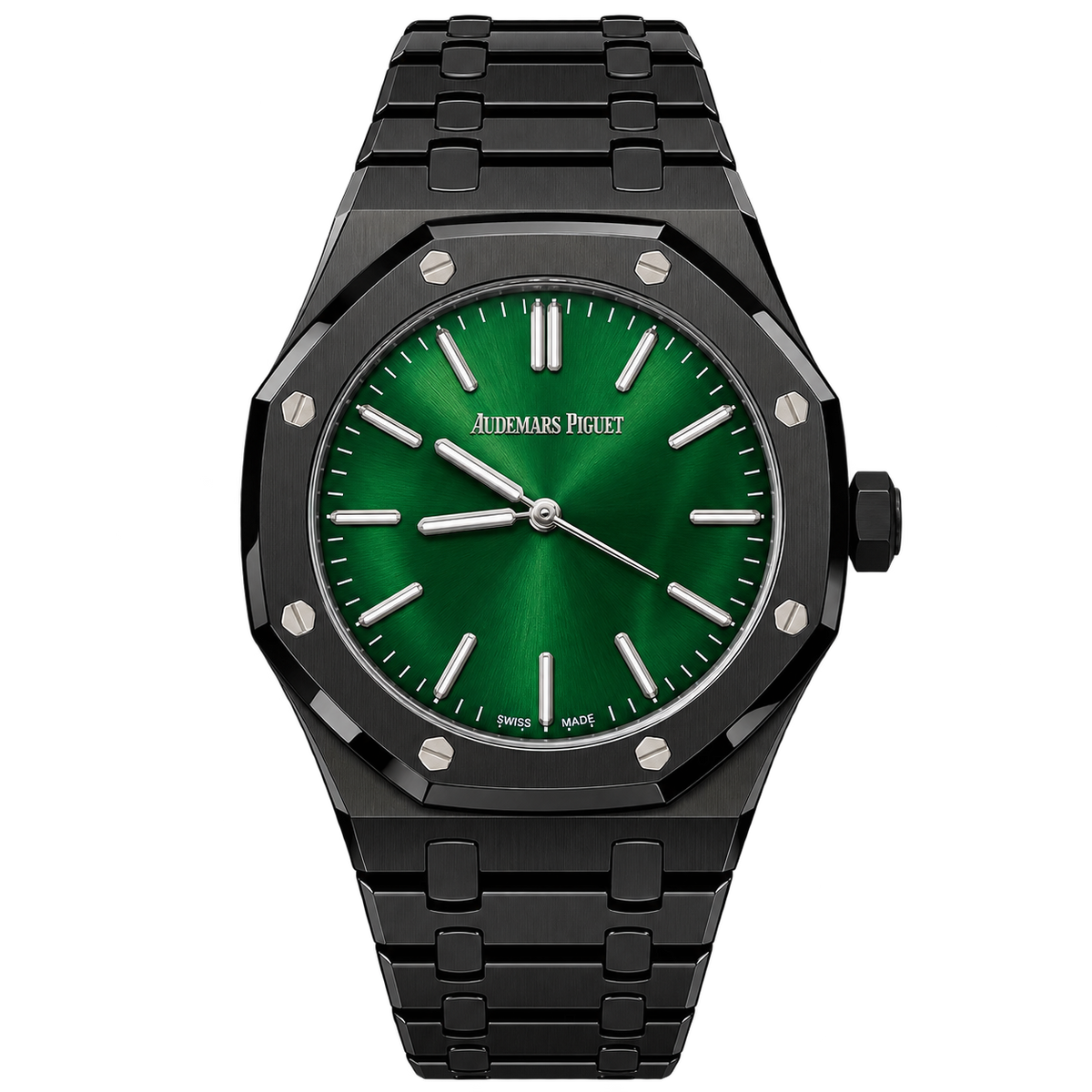 Royal Oak "No letters Green" (MIYOTA)