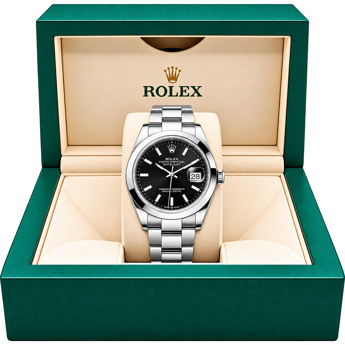 Datejust 41mm "Black" (SUIZO)