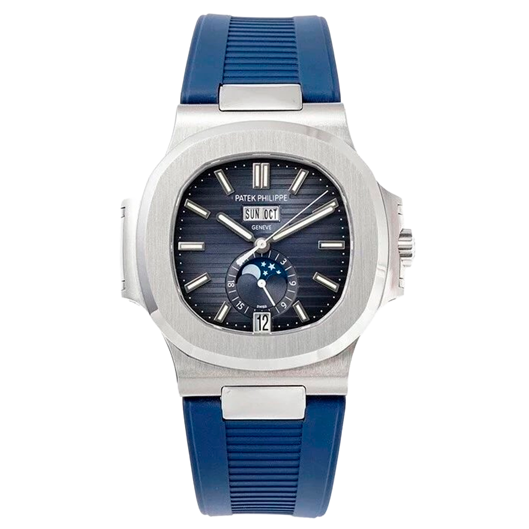 Nautilus Calendario Anual Moon Phase "Blue" (MIYOTA)